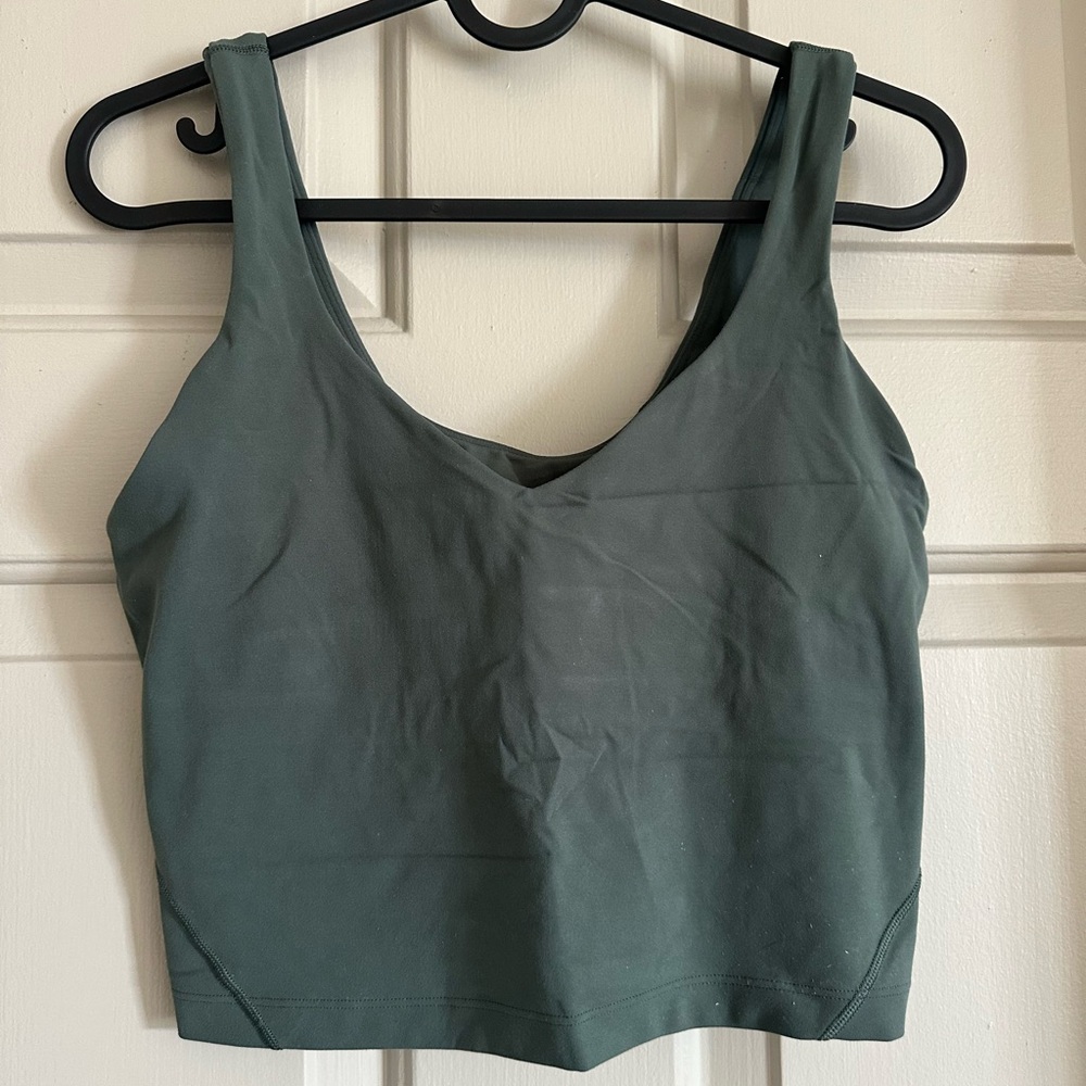 lululemon athletica Green Crop Top